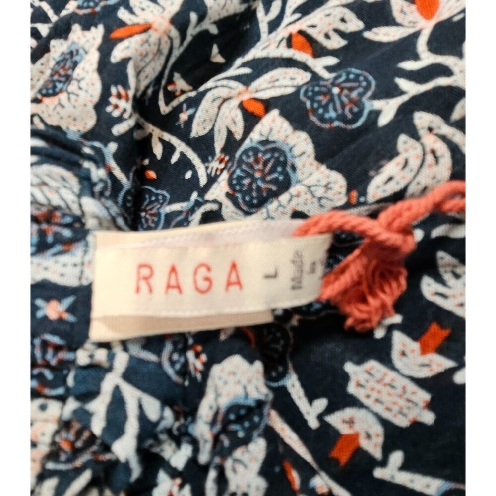 Raga Womens L Blue Cora Wrap Halter Dress - Picture 14 of 16
